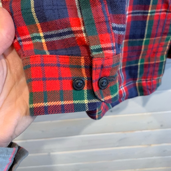 Marks & Spencer | Red Plaid Button Up - Picture 3 of 9